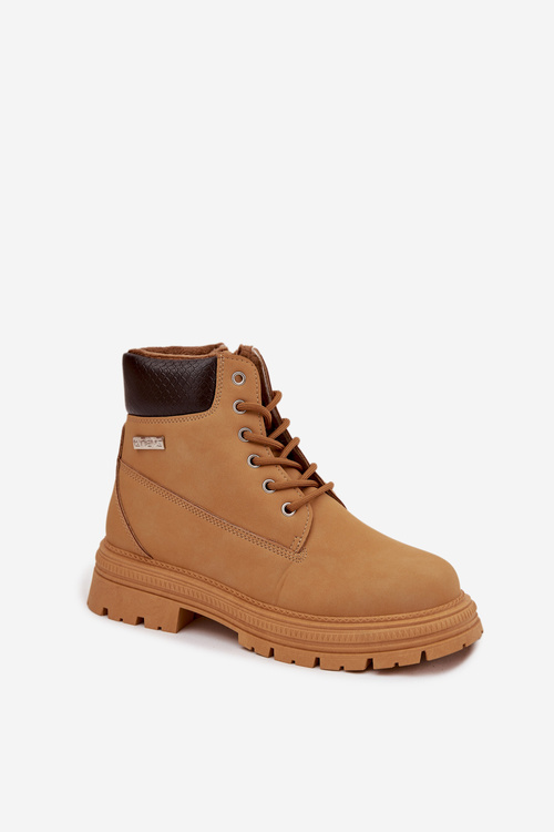 Izolované dámske turistické čižmy so zipsom Camel Selinda