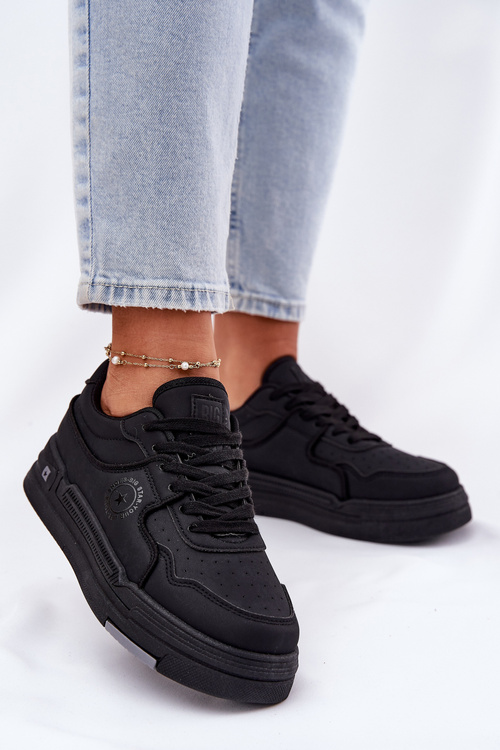 Nízke Dámske Tenisky Big Star RR274A311 HI-POLY SYSTEM Čierne