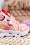 Dětská Sportovni Obuv Zářící Růžové ABCKIDS B011105220