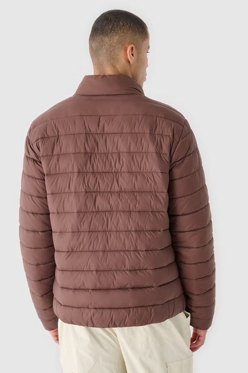 Pánská Přehozová Bunda Se Syntetickou Výplní Hnědá 4F 4FWAW24TDJAM483-80S