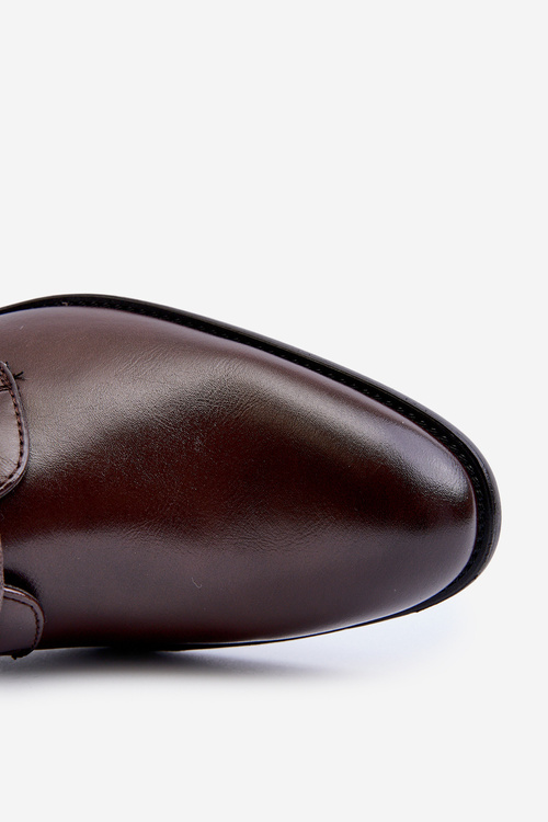 Mužské elegantní polobotky hnědé Jenavee