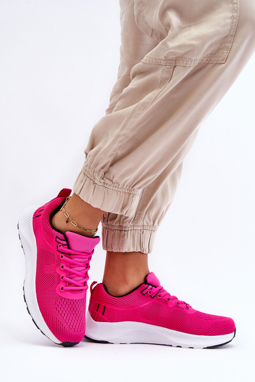 Klasická ženská športová čipka -topánky Darla's Fuchsia