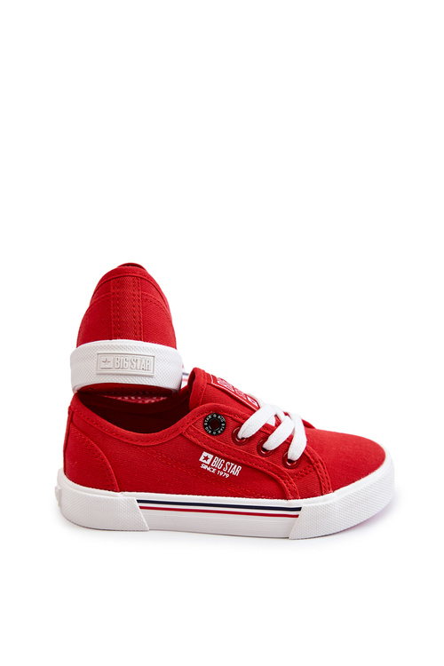 Baby Low tenisky veľká hviezda jj374172 červená