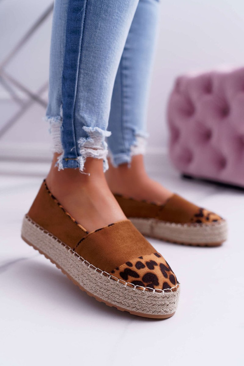 Dámské Espadrilky Camel plošina Ringer