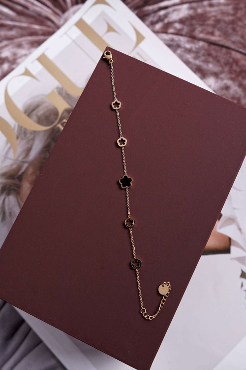 Dámský Náramek Celebrit Zlatý Jetel