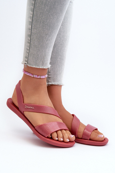 Dámské sandály s brokátem 82429 Ipanema Vibe Sandal Fem Růžové