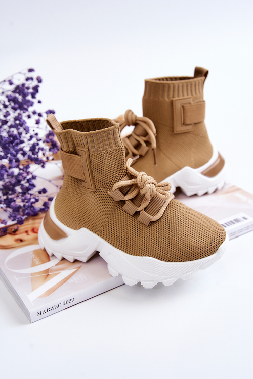 Dětské sportovní boty High Sock Béžový Nickie