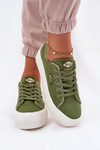 Dámské Tenisky Na Platformě Lee Cooper LCW-25-31-3449L Zelené