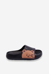 Lehké Pěnové crocs S Medvídkem Černe Todi