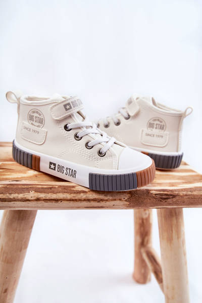 Dětské vysoké tenisky BIG STAR KK374015 Bílá