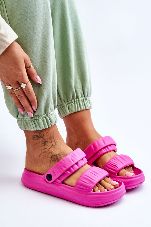 Sandály Foam Slide Fuchsie Lirell