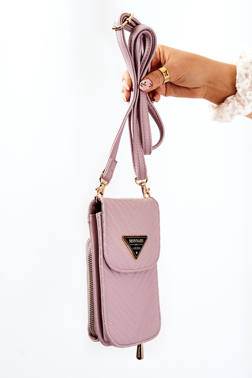 Elegantné prešívanie Monnari Pumua040-014 Purple kabelka