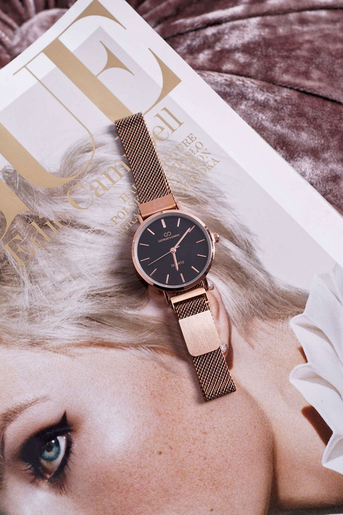 Giorgio a Dario Dámske hodinky pre magnet ružový zlatý magnet