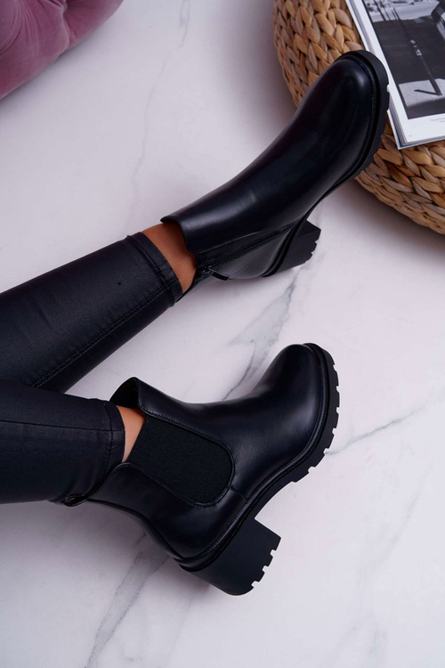 Dámské Kotníkové Boty Černé Disquared