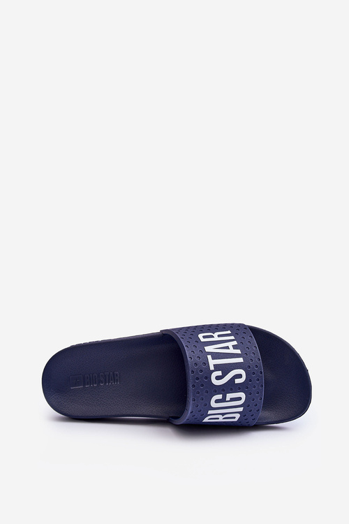 Pánska veľká hviezda MM174321 Navy Blue Plippers