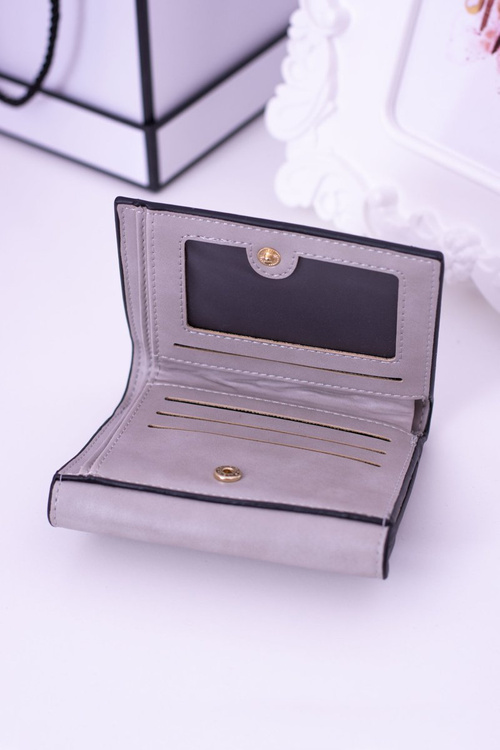 Malá dámska sivá portfólio kabelka