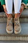 Topánky na masívnom jedinom Nicole 2701/060 béžová