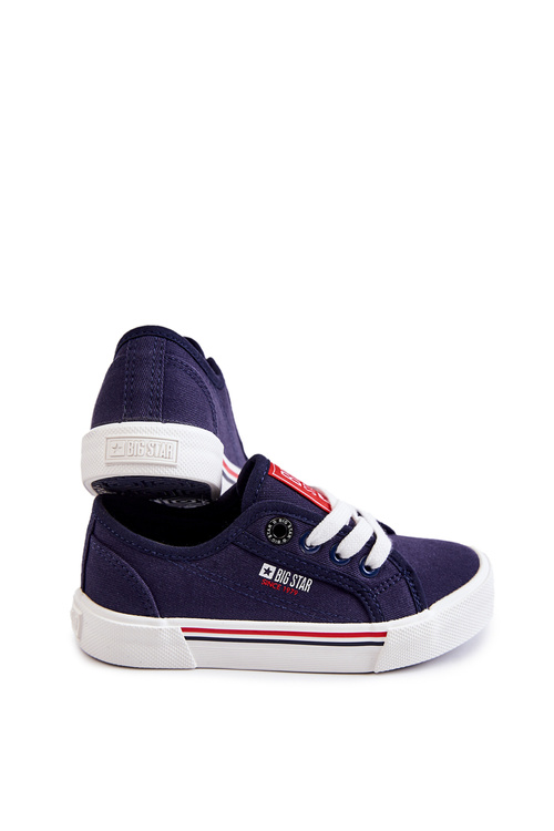 Detské nízke tenisky Veľká hviezda JJ374173 Navy Blue