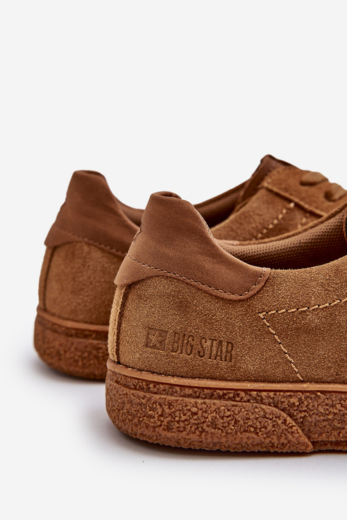 Mužské semišové tenisky Big Star NN174186 Camel