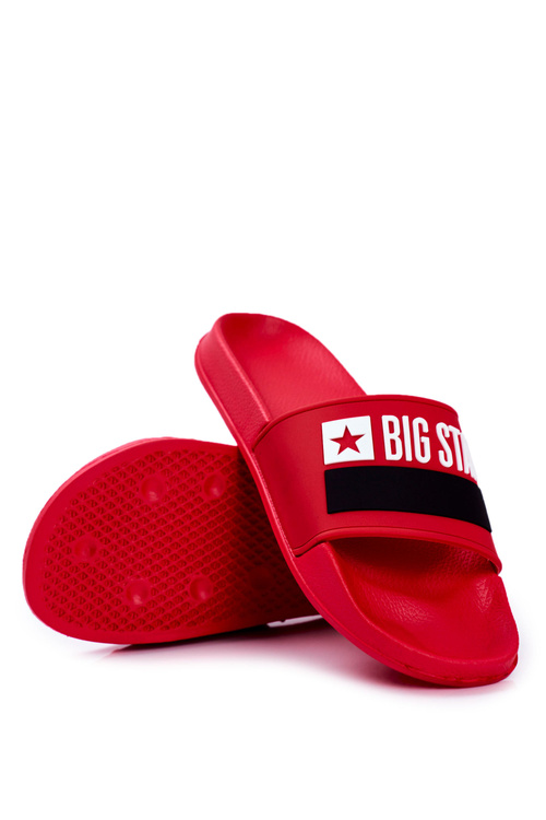 Pánské Nazouváky Big Star Klasické Červené GG174939