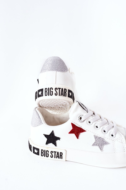 Dětské Kožené Tenisky BIG STAR II374032 Bile
