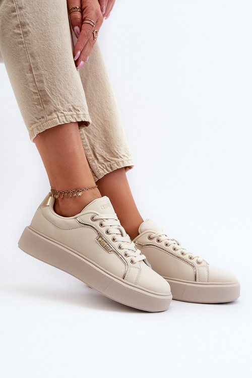 Dámske tenisky Big Star NN274334 s pamäťovou penou Beige