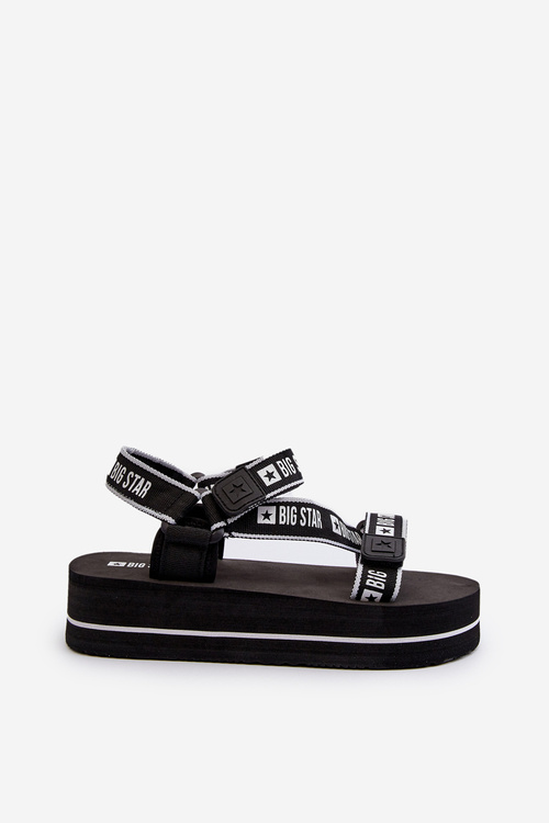 Dámské sandály na platformě Big Star NN274A525 Černé