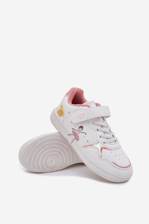 Dívčí Sportovní Boty Baletka Bílé Ulinasse