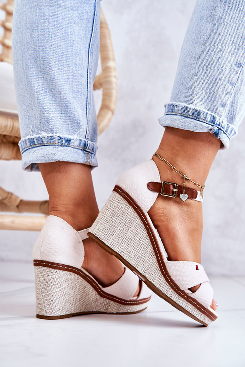 Ženské veenus béžové sandále