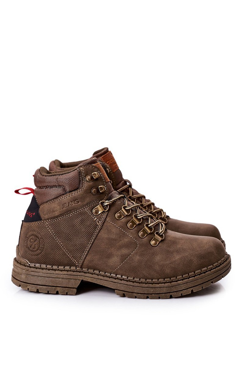 Pánská Treková Obuv Cross Jeans EE1R4030C Khaki