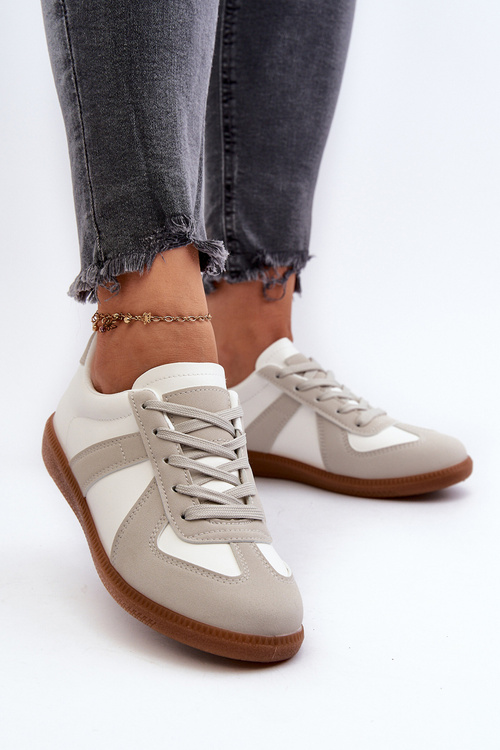 Dámske nízke športové topánky Sneakers Biele Cafala