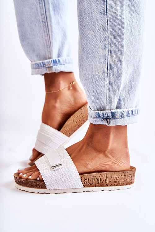 Dámské klasické pantofle Inblu NM000025 Bile