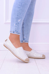Ttřpytivé Espadrilky Lu Boo Bílé