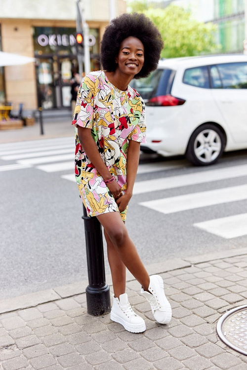 Dámské Vysoké Tenisky Na Platformě Bílé Manhattan