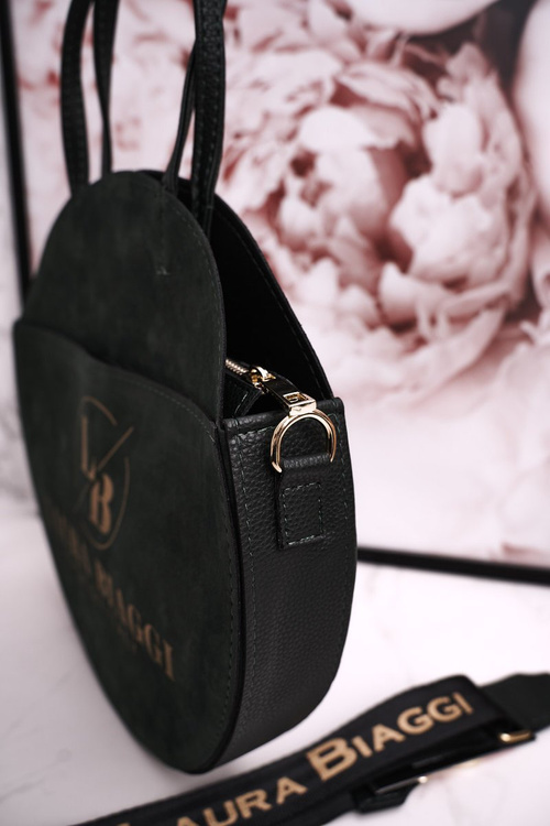 Kulatá Kabelka S Odnímatelným Popruhem LAURA BIAGGI Láhev Zelená