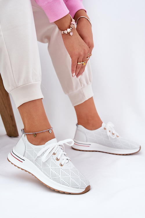 Kožené Lehká Polobotky Dámské Artiker 54C1758 Bílé