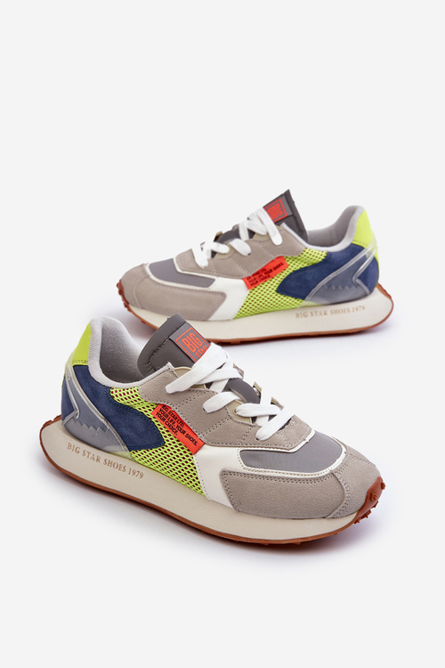 Pánské sportovní tenisky s paměťovou pěnou Memory Foam od Big Star NN174344 šedé