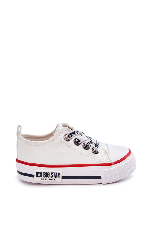 Dětské kožené tenisky BIG STAR KK374042 Bílé