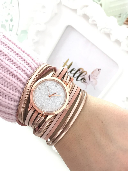 Dámské Hodinky Michael John Nadine Pink