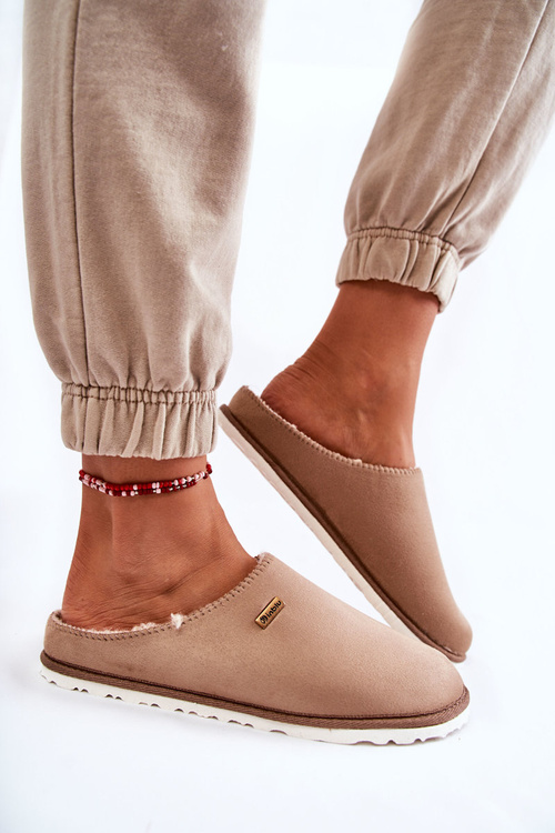 Domácí zateplené pantofle Inblu CS-34-011 Béžové