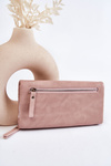 Dámská velká peněženka s magnetem Růžový Connes
