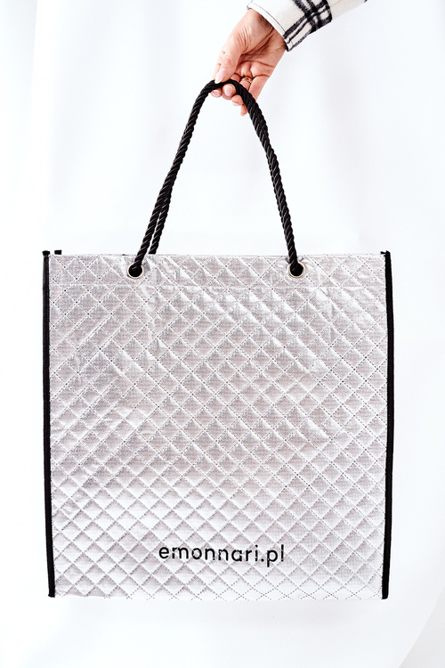 Dámská Taška Shopper Monnari NBAG0030-022 Stříbrná