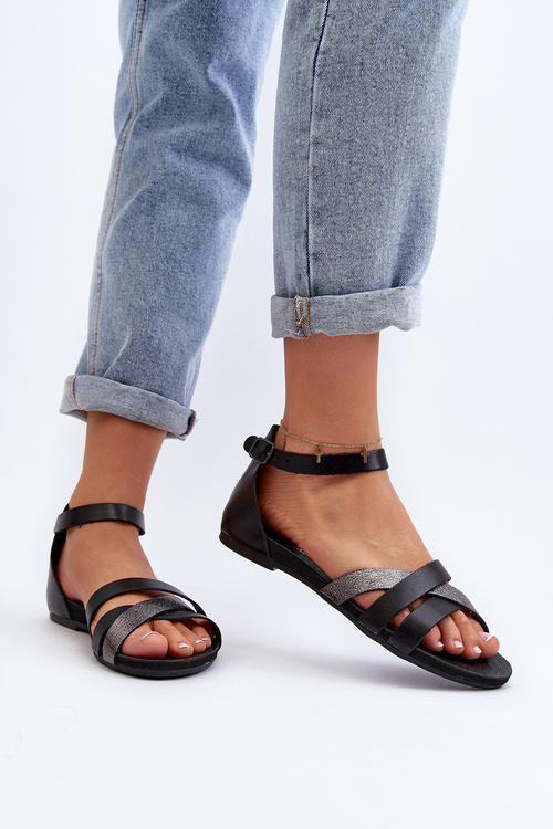 Zazoo 40185 Pohodlné Kožené Nazouváky Černé