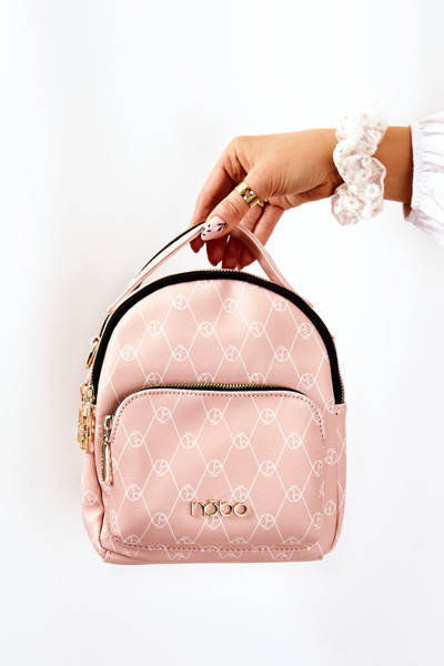 Dámsky kožený batoh NOBO L1341-C004 Pink