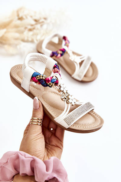 Dětské sandály bílé Sammi