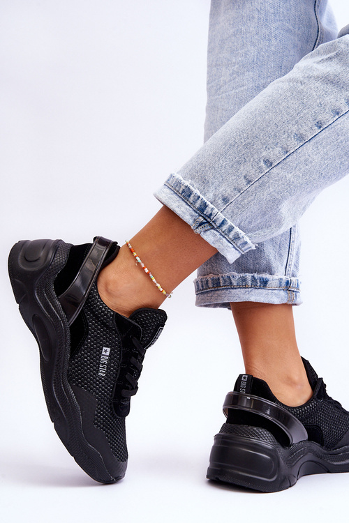 Dámská látková sportovní obuv Memory Foam System Big Star LL274A065 Černá