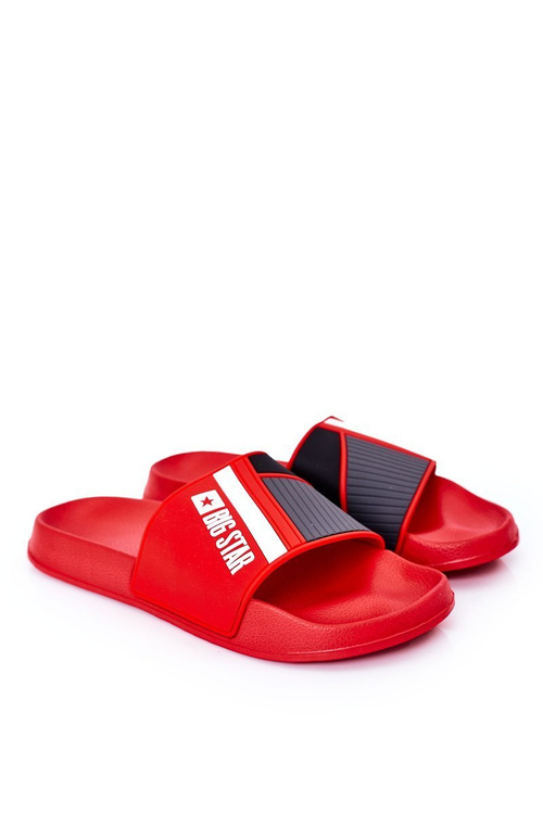 Pánska veľká hviezda HH174835 Red Flip -flops