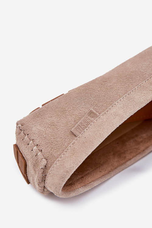 Semišové Pánské Mokasíny Big Star RR174050 Béžové