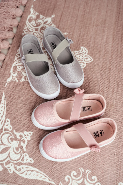 Dětské balarinky růžové Bianka