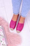Trblietky espadrilles lu boo fuchsia